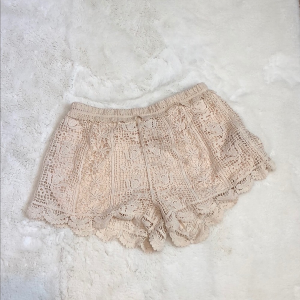 Crochet shorts